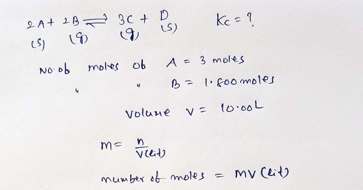 Chemistry homework question answer, step 1, image 1